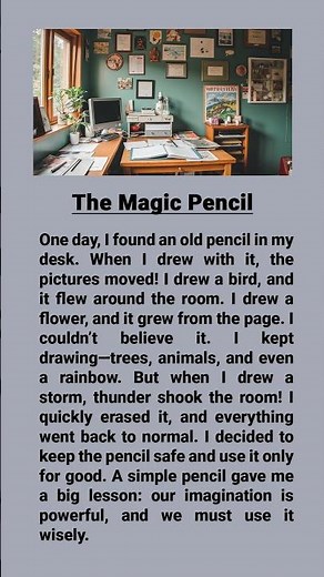 The Magic Pencil – A Story About Imagination and Power #MagicPencil #Imagination