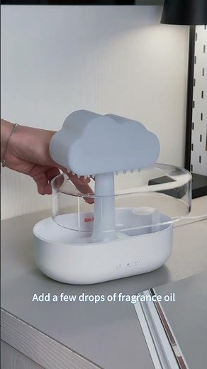 ✨Raindrop Visual Diffuser! Cozy Bedrooms & Living Rooms #aromadiffuser #humidifier