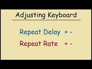 Fixing Keyboard Double Typing: Adjusting Delay and Repeat Rate