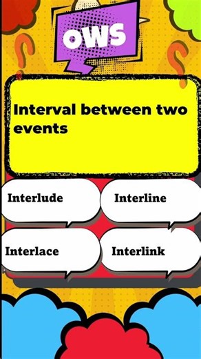 One word substitutions || SSC || Vocabulary || Interval between two events