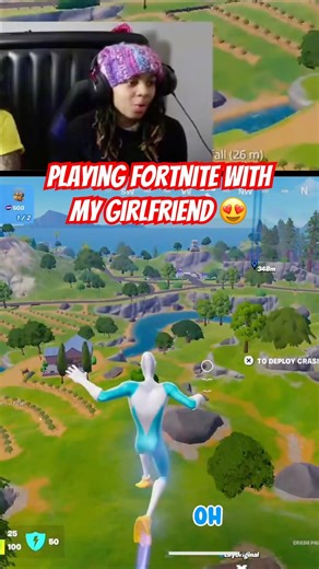 PLAYING FORTNITE WITH MY CRUSH💕😍