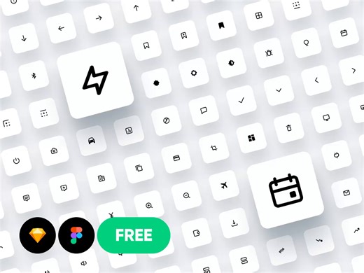 266 FREE responsive icons in 3 sizes (16/20/24px)