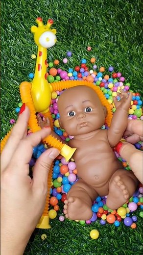 This Slime Bath is TOO Satisfying 😳💜 Baby Doll ASMR Video