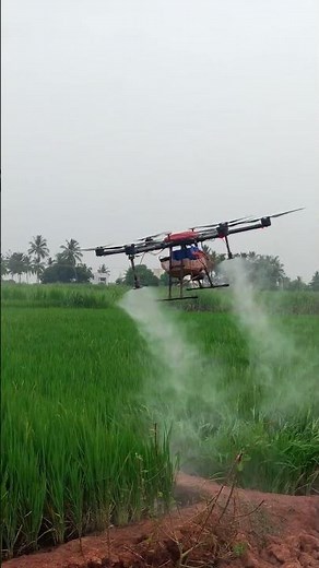 Tiny Nozzle… Massive Impact! 💧🚁 Drone Spraying Power Revealed!