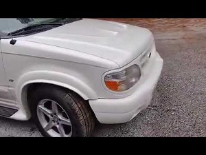 2000 5.0 Ford Explorer with Saleen Borla exhaust, Powerdyne Supercharger - Big White Ford Explorer