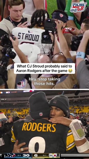 CJ Stroud's Inspirational Moment with Aaron Rodgers