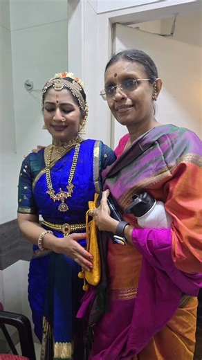 Navya Nair on Instagram: "Yesterday was my first performance in Chennai under the prestigious Karthik Fine Arts, on the honoured stage of Bharatiya Vidya Bhavan. I walked onto that stage carrying a heart filled with equal parts nervousness and excitement. One thought kept echoing within me — my Guru, the greatest living exponent of Bharatanatyam, Smt. Priyadarsini Govind, would be seated in the audience, watching my performance. I had been on that stage before, but never for a full Bharatanatyam