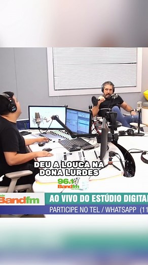 9.9K views · 344 reactions | A portuguesa mais doida do Brasil! A Dona lurdes enlouqueceu no Band Bom Dia 藍 | Band FM | Facebook