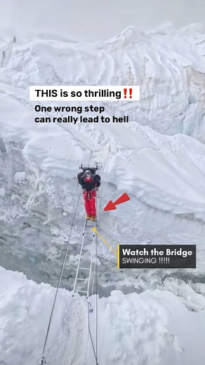 The Khumbu Icefall is located at the head of the Khumbu Glacier and the foot of the Western Cwm. It lies at an elevation of 5,486 metres (17,999 ft) on the Nepali slopes of Mount Everest, not far above Base Camp and southwest of the summit. The icefall is regarded as one of the most dangerous sections of the South Col route to Everest's summit. #Everest #khumbuicefall #nepal #Himalaya #climbing #hiking #mountains #snowmountain #outdoors #outdooractivities #extremesports | Agus S Maruf