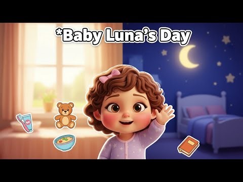 Baby Luna Daily Life Songs | Brush, Eat, Play & Sleep Rhymes