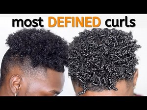HOW TO: Curly Hair Tutorial for Black Men! | SUPER DEFINED