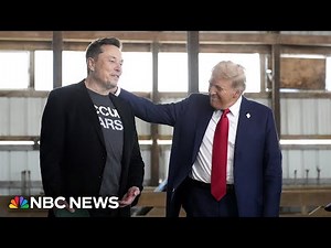 WATCH: Trump holds Oval Office event with Elon Musk | NBC News