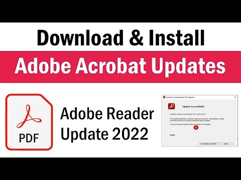 How to Download and Install Adobe Acrobat Reader Update | Manually update Adobe Acrobat Reader DC