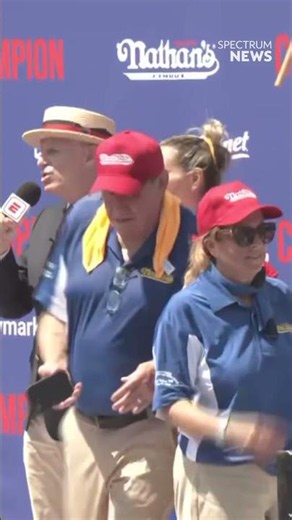 Watch Miki Sudo win 2026 Nathan’s Famous Hot Dog Eating Contest