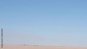 Footage of Dune 7 Sand Dune near Swakopmund and Walvis Bay in Namibia, Africa