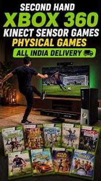 Second Hand Xbox 360 Kinect Sensor Games 🎮 | Physical Games | Xbox 360 Kinect #shorts #xbox360