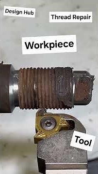 Thread Reapir #cnc #cncmachine #machine