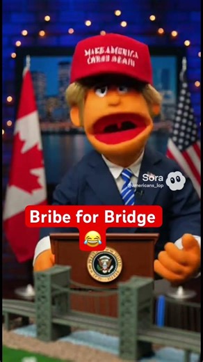 He Hates The Bridge Now #maga #trump#canada #parody #muppets