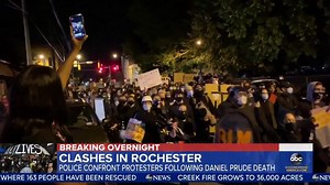 38K views · 171 reactions | Peaceful protests in Rochester turn aggressive. Thousands of demonstrators march to the site where Daniel Prude died after a confrontation with police, and some say they will not stop marching until there is justice. https://gma.abc/2DEHmM8 | Good Morning America | Facebook