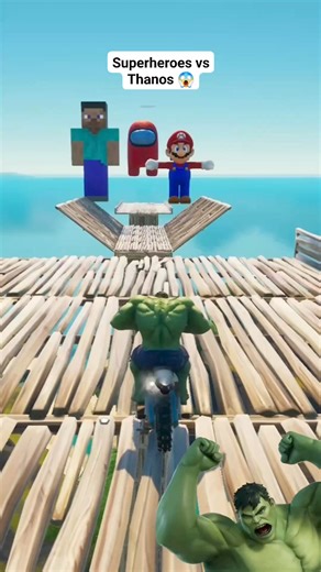 11K views · 88 reactions | Superheroes vs Thanos  . #fortnite...