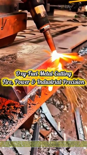 Oxy-Fuel Metal Cutting – Fire, Power & Industrial Precision.