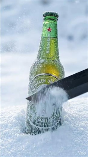 Heineken wine bottle Asmr #wine #ballantines #asmr #shorts #budwiser #goviral #drink #heineken