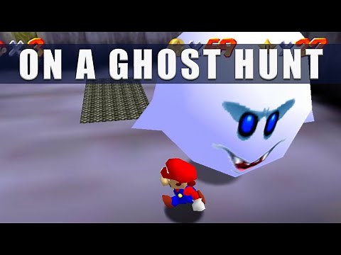 Super Mario 64 Switch Go On A Ghost Hunt Course 5 Star 1 Big Boo's Haunt Ghost House - 3D All Stars