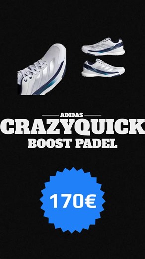 PadelKunkku on Instagram: "Varastoon saapui Adidaksen huippuluokan padelkenkää! Adidas Crazyquick Boost padel 2026 tarjoaa uskomatonta pitoa kaikilla kentillä ja Boost vaimennus huolehtii jalan hyvinvoinnista kaikissa tilanteissa. #padelkunkku #palvelevapadelistinkarkkikauppa"