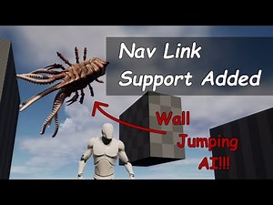 Dynamic Surface Navigation - Nav Link Support Added - UE5 Plugin