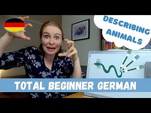 Describing Green Animals In German (Can You Guess Which Ones?)│Total Beginner German