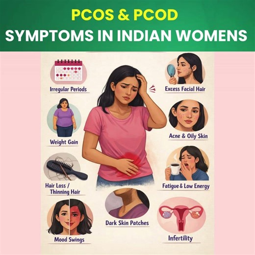PCOS & PCOD के लक्षण क्या हैं? भारतीय महिलाओं में हार्मोनल समस्या की पहचान और समाधान