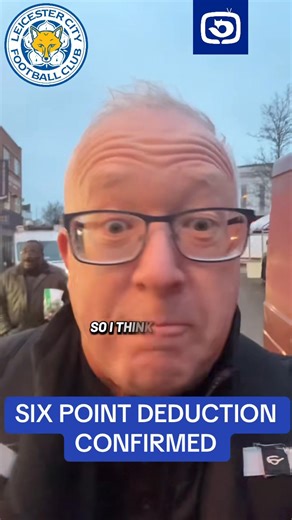 It’s a six point deduction for Leicester City… “that’s not the worst result” says Phil… do you agree? #lcfc #leicester #leicestercity | Leicester Fan TV