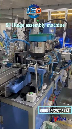 cabinet hinge assembly machine#hingemachinemaker