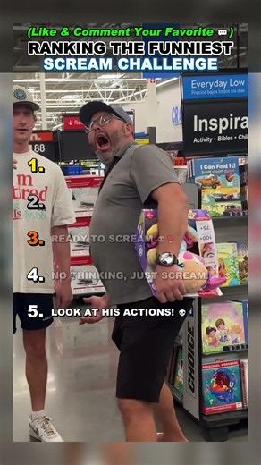 Ranking The Funniest Scream Challenge 😭 #ranking #memes #funny #tiktok