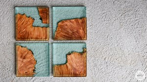 DIY Resin And Wood Coasters - DIY Huntress