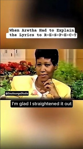 When Aretha Franklin Had to EXPLAIN The Lyrics to RESPECT #truedialogue #diva #shade #shorts