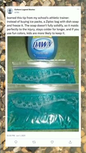 DIY Ice Pack Using Soap - Genius Lifehack!#lifehack #DIYhack #homehack