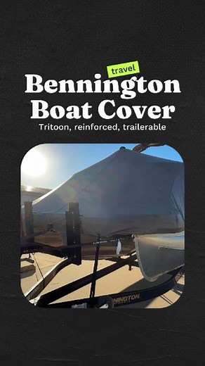 This 25’ Bennington tritoon just got fully protected with a custom...