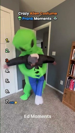 Crazy alien costume prank moments 👽🛸