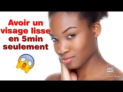 AVOIR UN #VISAGE LISSE EN 5MN
