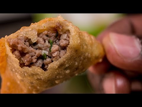 How to Make meat Samosas