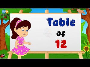Table Of 12 | Learn Multiplication Table | Table For Kids | Kids Table | E-Learning Studio
