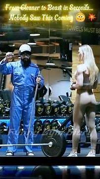 Elite Powerlifter Pretends to Be a Cleaner...Then Shocks Everyone 😳💪 Funny Gym Diary