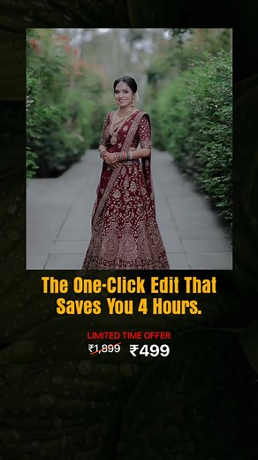 🔥 100 Premium Wedding & Pre-Wedding Presets Only ₹499 (worth ₹3,899)! 🎉 ✨ One-Click Photo Filters: Instantly transform your wedding photos no Lightroom subscription needed. 🌟 📸 Ideal for engaged couples and wedding photographers who want pro-quality edits in seconds. ⏳ Hurry this exclusive offer ends soon! Tap Download now and get the full preset pack via email instantly. | Colour Root