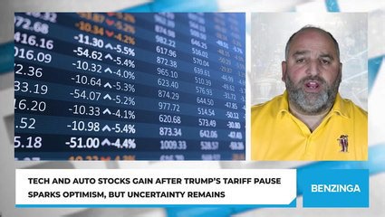 ​​Tech and Auto Stocks Gain After Trump’s Tariff Pause Sparks Optimism, But Uncertainty Remains