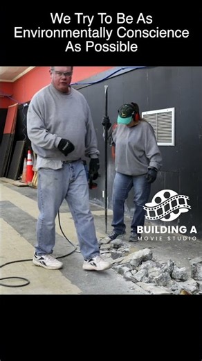 Don't Waste Concrete Debris! Eco Construction Hack #building #construction #savemoney #reuse