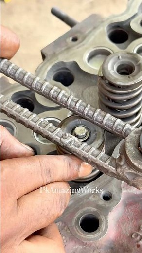 valves spring lock adjustment #short #tool #valve #shortsfeed #trending