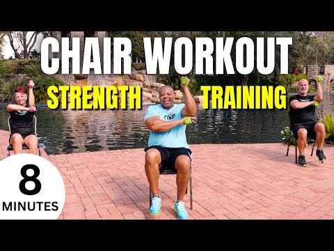 8-Minute Seated Workout for Seniors – Stay Strong During the Holidays! (No Standing!)