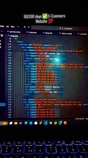 93/100 days ✅ #coding#viral#video#coding_2.0_xvd#mood#system#code#html#css#bootstrap#php#mysql