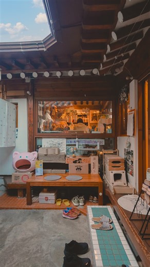 Visit Seoul on Instagram: "𝑃𝑢𝑟𝑟𝑓𝑒𝑐𝑡 𝐸𝑠𝑐𝑎𝑝𝑒. Tucked away in a tranquil alleyway, this hanok-style bookstore is a cozy little haven where you can also find fluffy companions to enjoy a good book with. Find a unique kind of warmth in this corner of Seoul. 🐈 𝐂𝐡𝐚𝐞𝐤𝐛𝐨𝐧𝐲𝐚𝐧𝐠 (𝐂𝐚𝐭 𝐁𝐨𝐨𝐤𝐬𝐭𝐨𝐫𝐞) 📍 21 Seongbuk-ro 10ga-gil, Seongbuk-gu, Seoul 🚇 Line 4, Hansung Univ. Station, Exit 5 (Approx. 567m walk) ⏰ 1:00 pm – 7:00 pm *Closed Mon–Wed ⚠️ There are 2 cats on the premis